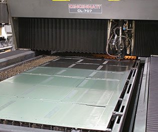 GHI Laser Metal Processing Equipment: 60 x 120 Cincinnati CL707 Laser Center